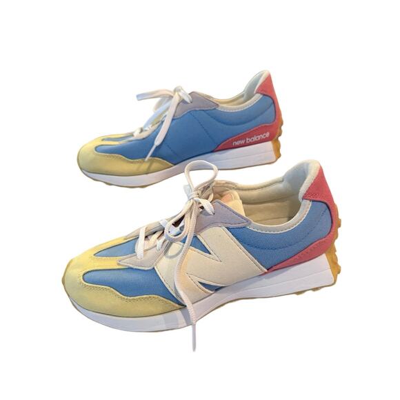 NEW BALANCE 327 Limited Drop Retro Pastel Color Block Sneakers Rainbow W5 / Y4 - Picture 1 of 8